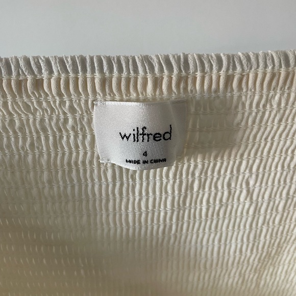 White Aritzia Dress with a Slit - Picture 2 of 2